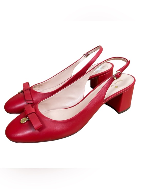 Shoes - Kate Spade NY Bachata SB Pump Women’s Size 10B Slingback Heeled Leather Holiday